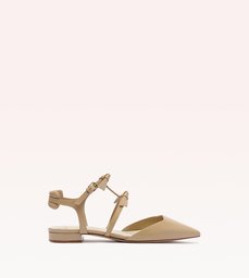 Slim Lolita Pointed Toe Semolina