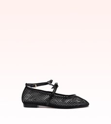 Slim Clarita Ballet Mesh Black