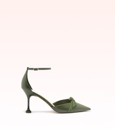 Clarita Flare Pump Sage 85 Leaf