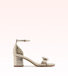Vicky 60 Leather Golden | Alexandre Birman