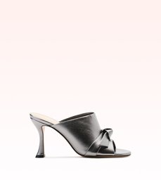 Clarita Retro Mule Grafite