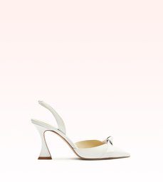 Clarita Bell Slingback 85 White