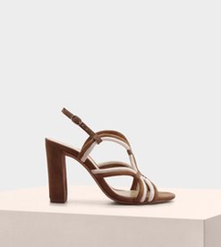 Giovanna 90 Suede Rope Light Beige