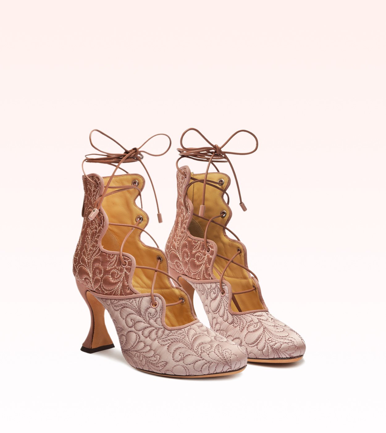 Artemis Lace Up 90 Cashmere Pink | Alexandre Birman