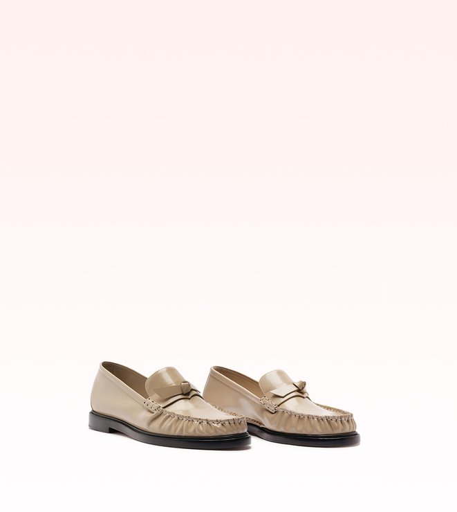 Clarita Laser Loafer Semolina | Alexandre Birman
