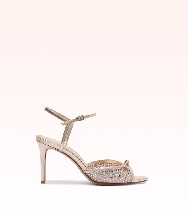 Slim Clarita Crystal Net 85 Golden/Nude