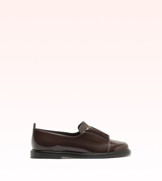 Joanna Loafer Dark Plum/Black