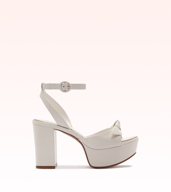 Clarita Tie Platforme 90 Ivory