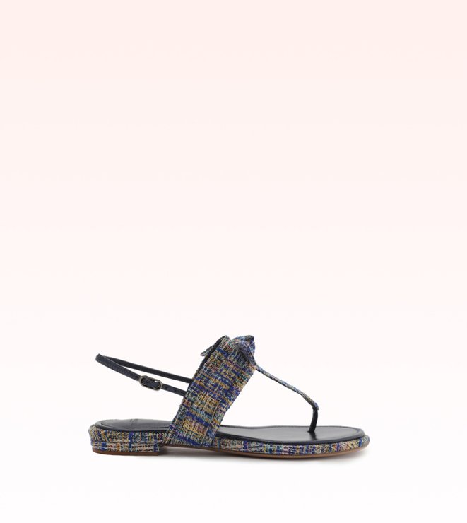 Clarita Thong Sandal Blue/Deep Cobalt