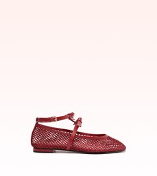 Slim Clarita Ballet Mesh Red