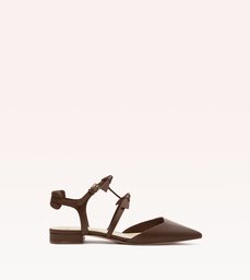 Slim Lolita Pointed Toe Rich Brown