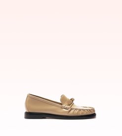 Clarita Laser Loafer Semolina