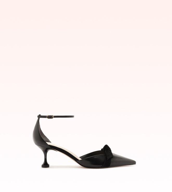 Clarita Flare Pump 60 Black