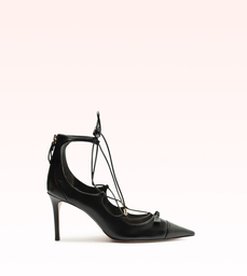 Slim Clarita Lace Up Pump 85 Black