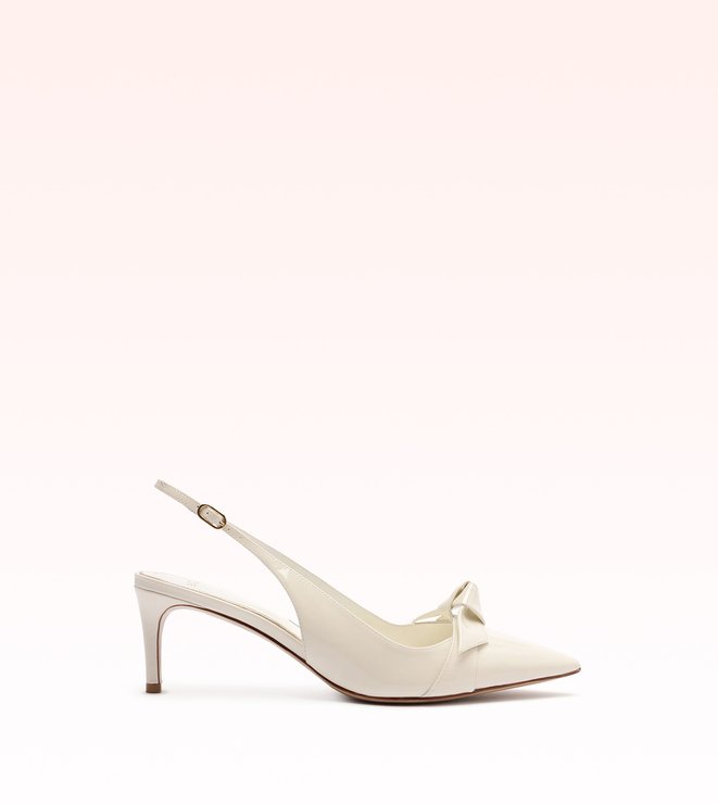 Clarita Classic Slingback 60 Bianco