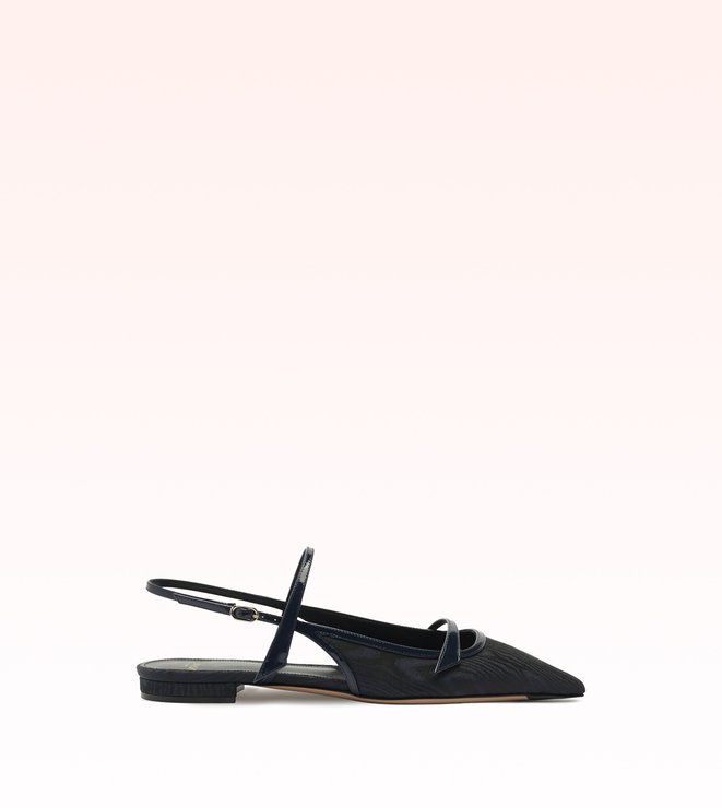 Tita Moire Flat Dark Blue