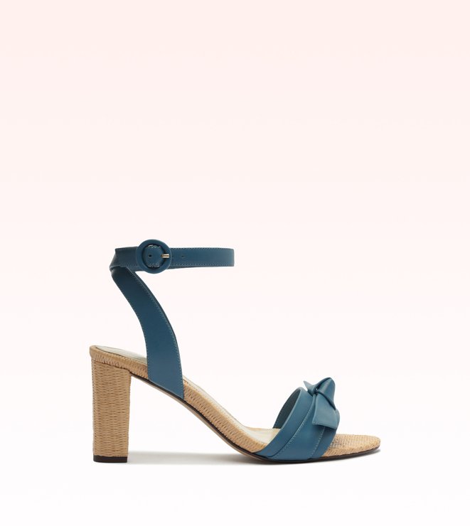 Clarita Raffia 75 Denim