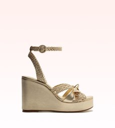 Suelita Woven Platform Golden