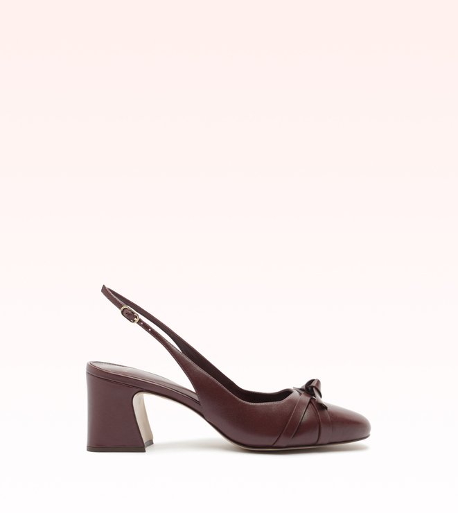 Slim Clarita Slingback 60 Cherry Lacquer