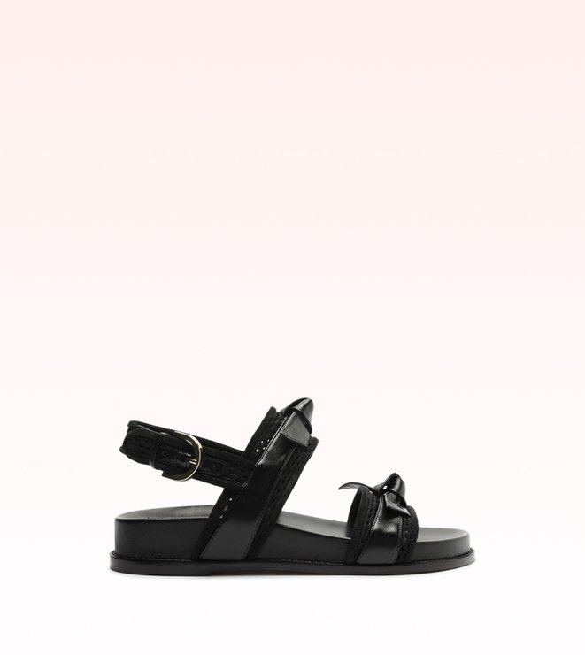 Clarita Laser Sport Sandal Black