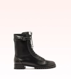 Evelyn Bootie Studs Black