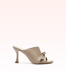 Clarita Retro Mule Semolina