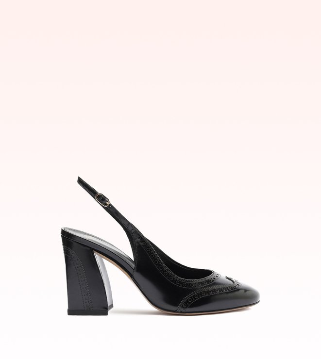 Slingback Brogue 85 Black