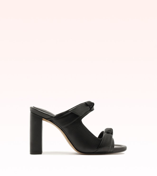 Asymmetric Clarita 90 Sandal Black