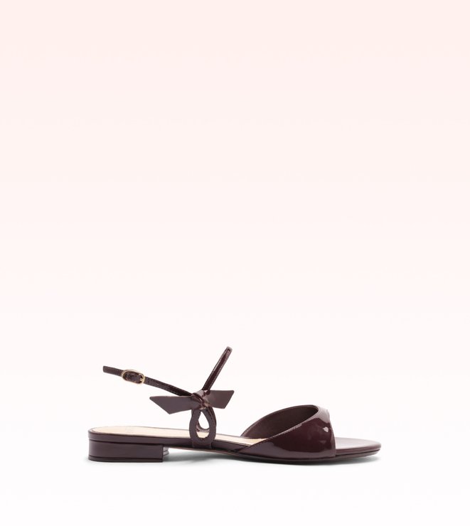 Clarita Twirl Flat Cherry Lacquer