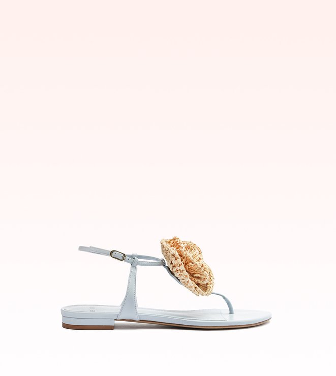 Sadie Flower Flat Serene Blue/Natural