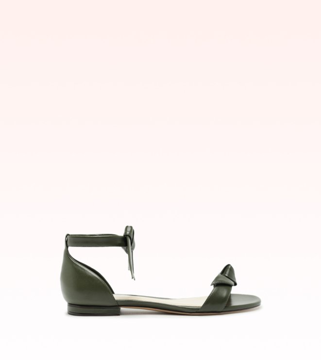 Clarita Flat Botanic Green