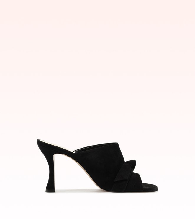 Clarita Retro Mule Black