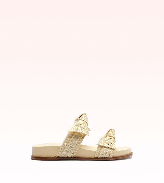 Maxi Clarita Embroidery Sandal 35 Creamy