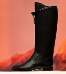 Clarita Saddlery Boot Black