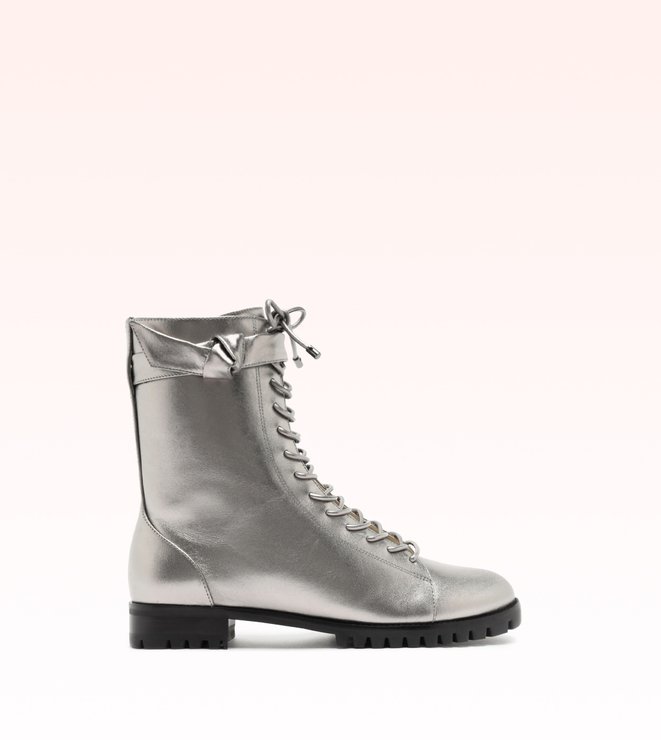 Evelyn Bootie Flat Grafite