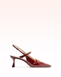 Tita 60 Slingback Fossil Cherry Lacquer