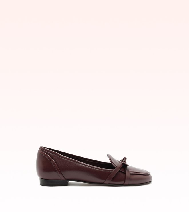 Slim Clarita Loafer Charry Lacquer