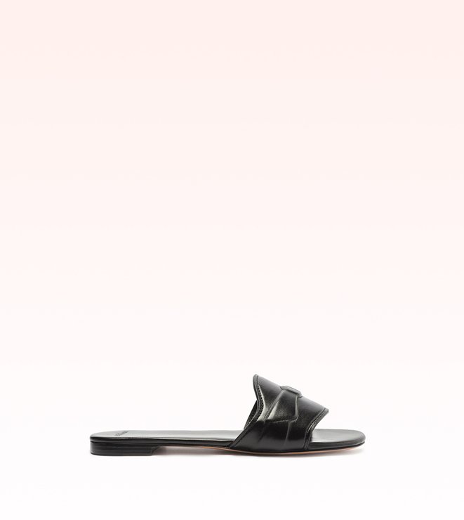 Padded Clarita Slide Black