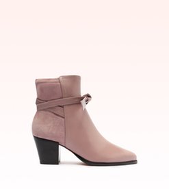 Clarita Tie Ankle Boot 60 Misty Rose