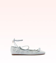 Slim Clarita Flat Embroidery 10 Serene Blue