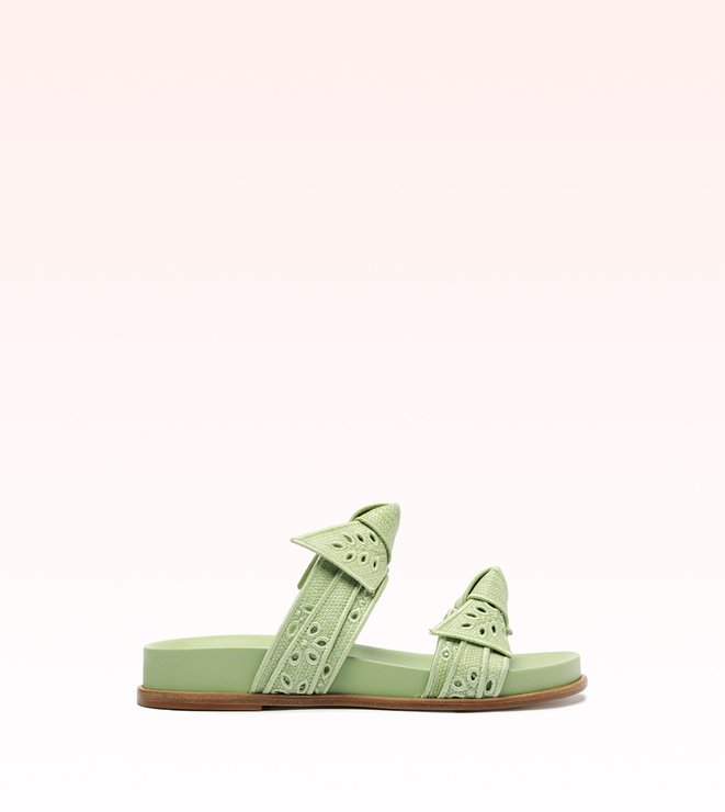 Maxi Clarita Embroidery Sandal 35 Retro Green