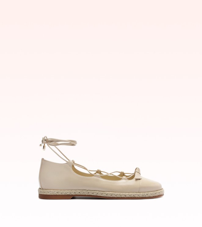 Slim Clarita Espadrille Shell