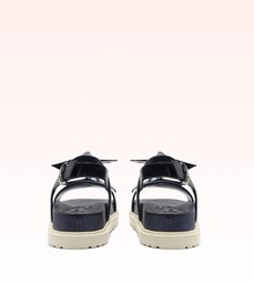 Clarita Sport Sandal Metal Tractor Sole Deep Cobalt | Alexandre Birman