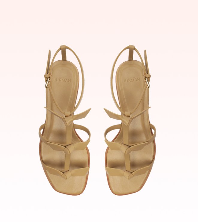 Slim Lolita Flat Semolina | Alexandre Birman