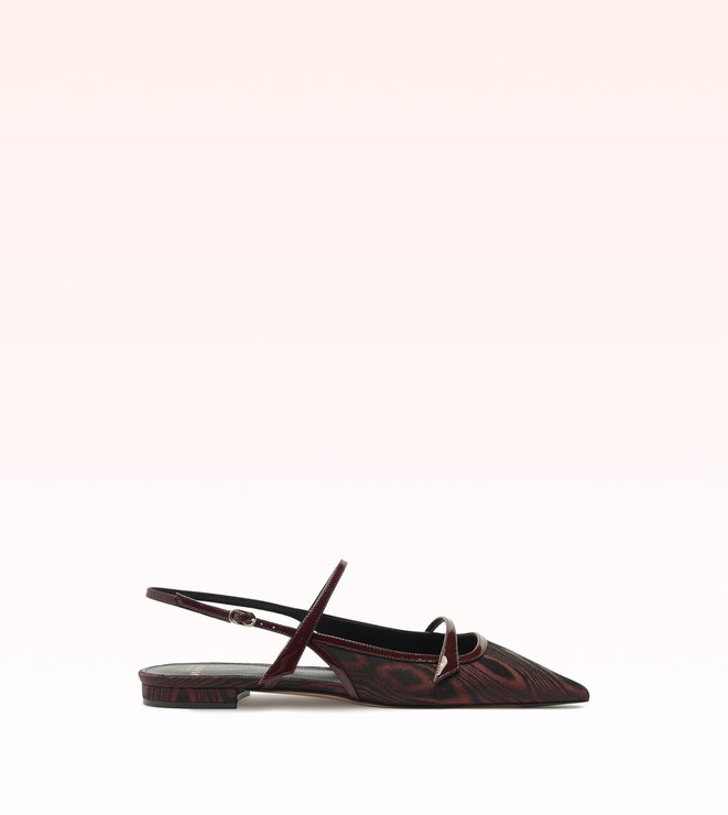 Tita Moire Flat Cherry Lacquer
