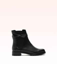 Clarita Rain Boot Flat Black