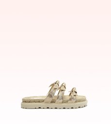Lolita Espadrille Flat Golden