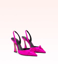 Clarita Bell Slingback 100 Neon Pink
