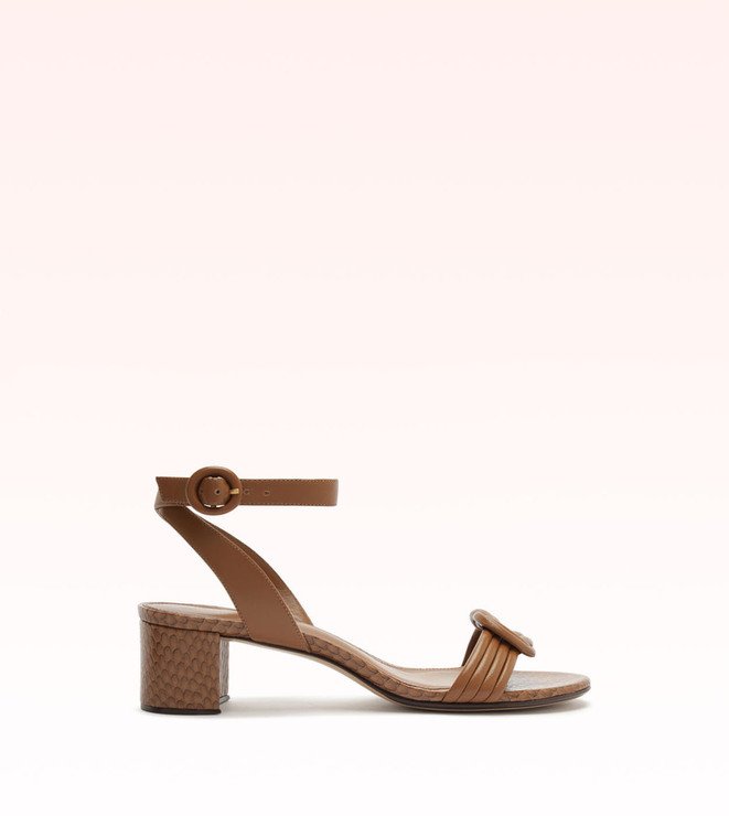 Vicky Wrap Around 45 Python Espresso