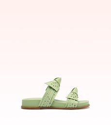 Maxi Clarita Embroidery Sandal 35 Retro Green